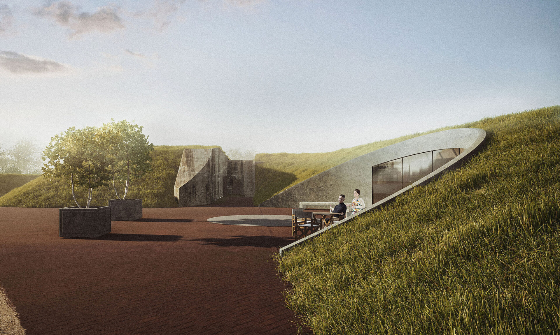 Exterior of Sailing Fort Kudelstaart, designed by Serge Schoemaker Architects