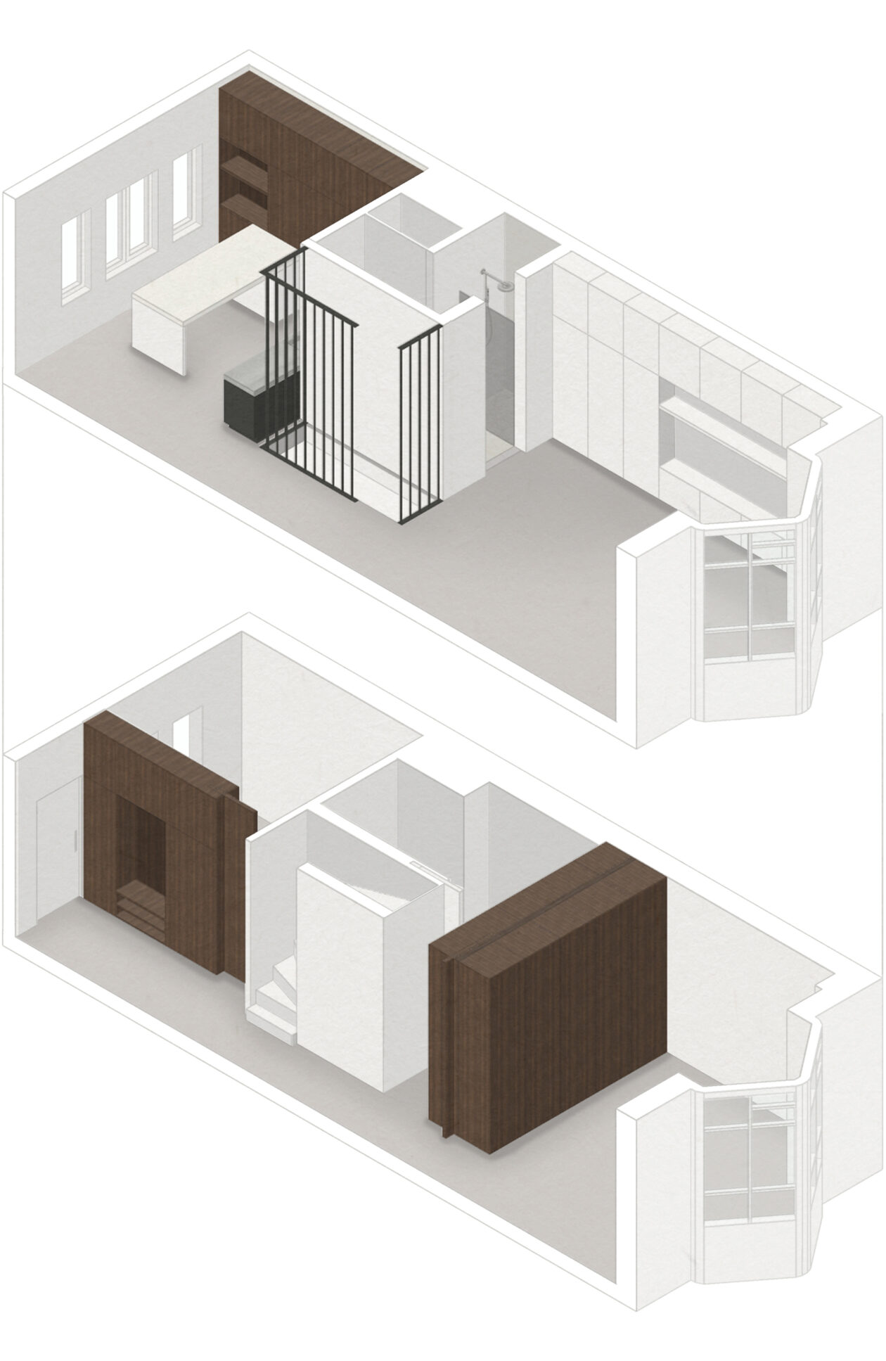 Serge Schoemaker Architects - Amsterdam Maisonnette - Iso
